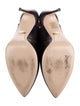 Gucci Sylvie Web Accent Leather Slingback Pumps