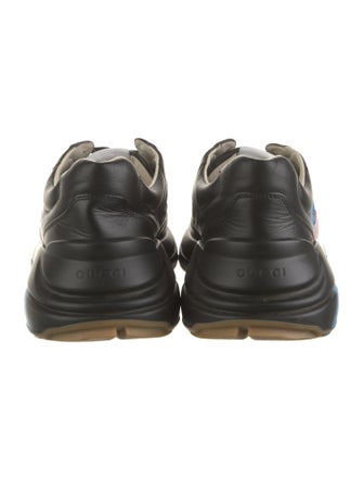 Gucci Web Accent Leather Chunky Sneakers