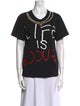Gucci Life Is Gucci Graphic Print T-Shirt