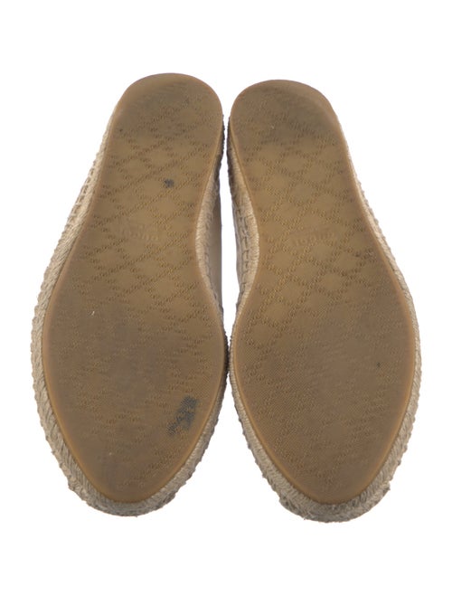 Gucci Leather Floral Print Espadrilles