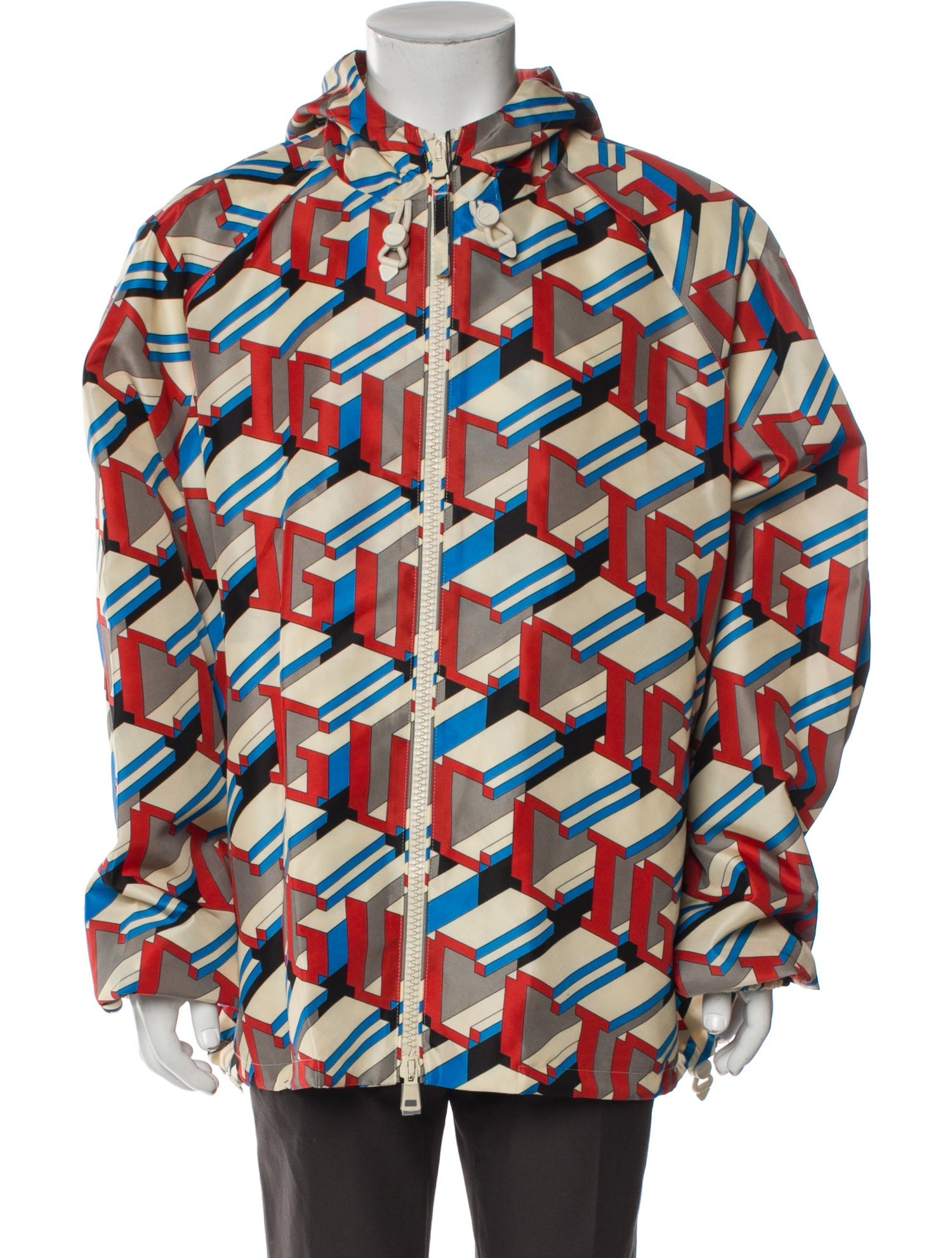 Gucci Sylvie Web Accent Parka w/ Tags