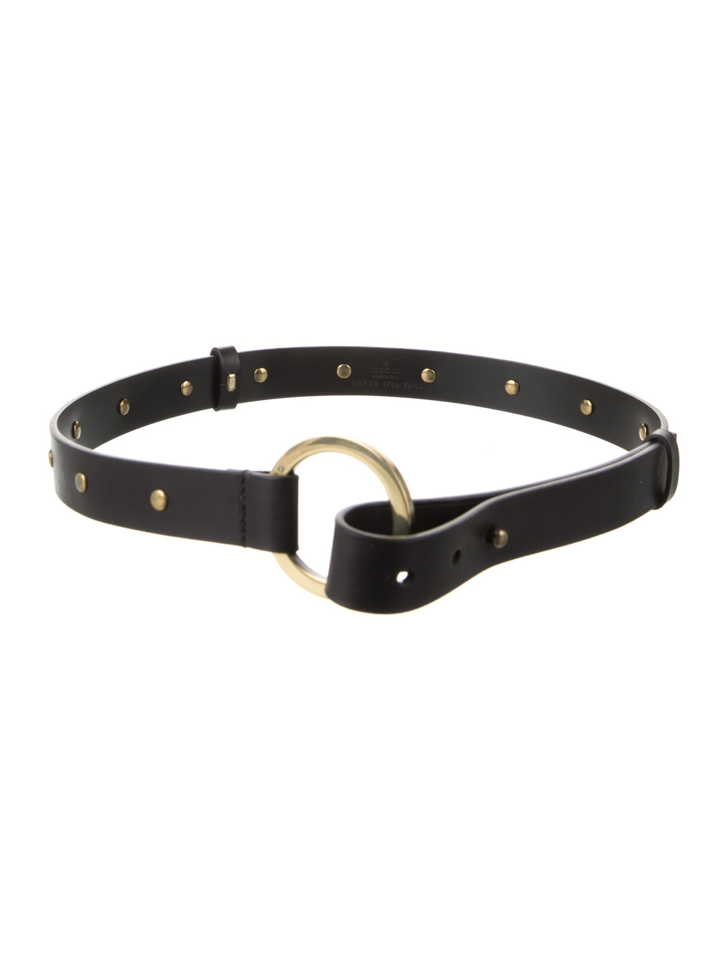Gucci Skinny Leather Waist Belt