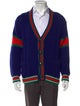 Gucci Web Accent Wool Cardigan