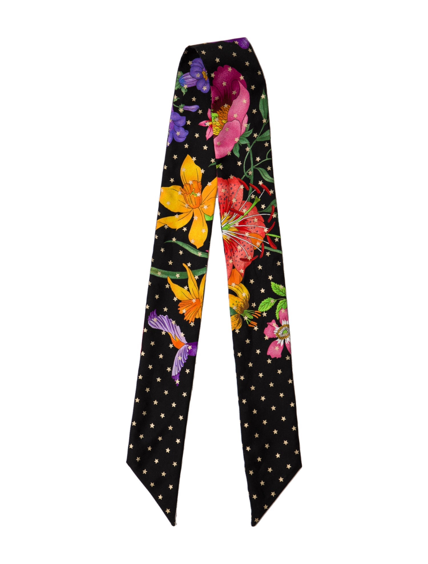Gucci Silk Blooms Print Scarf