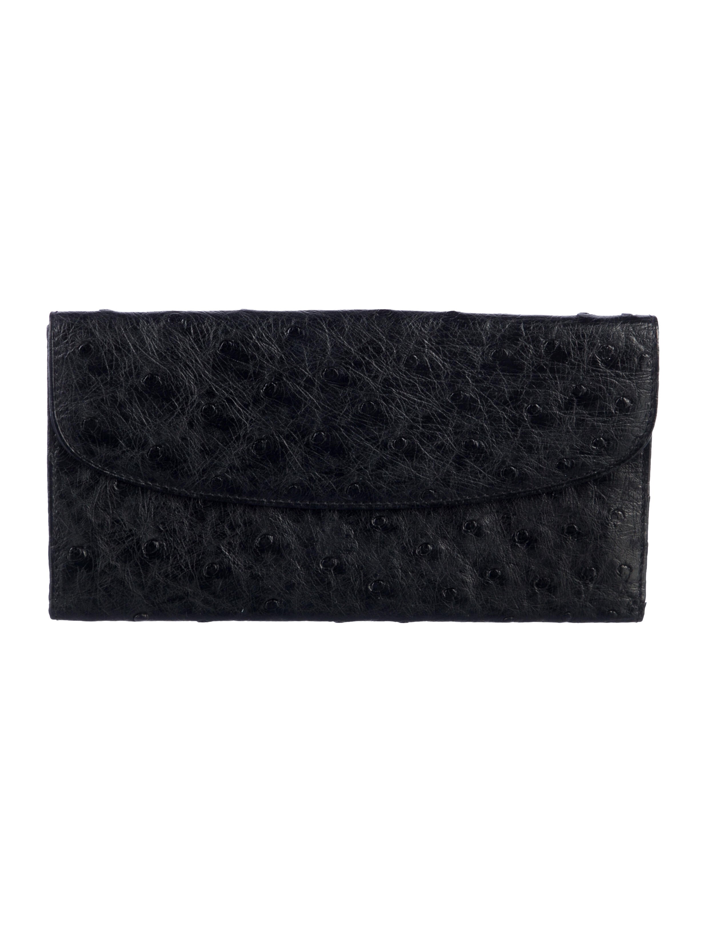 Gucci Vintage Ostrich Wallet