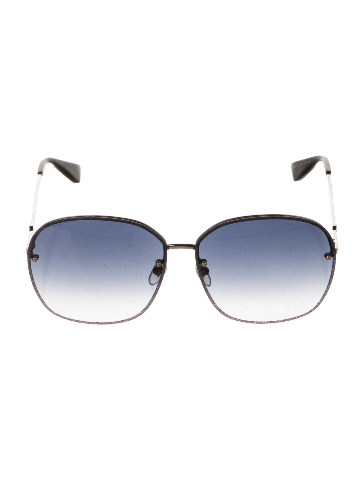 Gucci Bee Accent Oversize Sunglasses