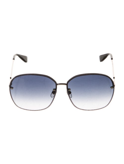 Gucci Bee Accent Oversize Sunglasses