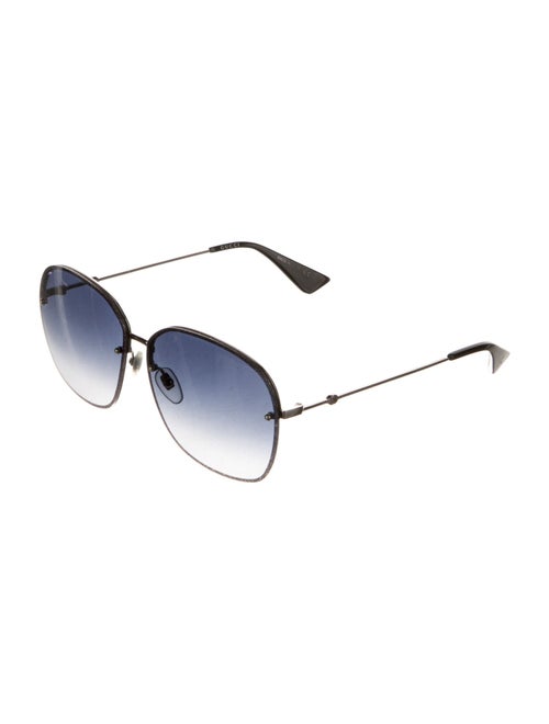Gucci Bee Accent Oversize Sunglasses