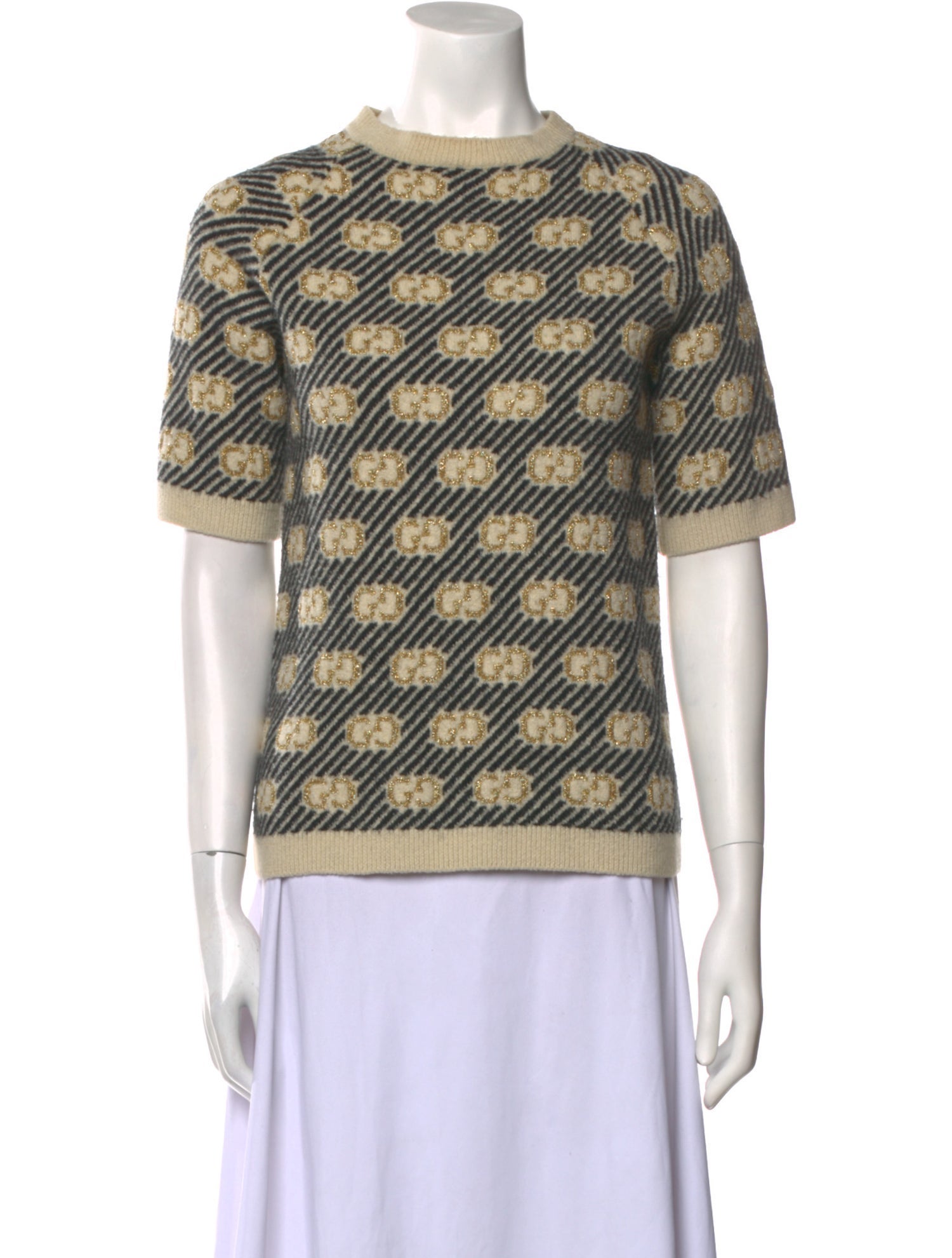 Gucci Wool Printed Sweater w/ Tags