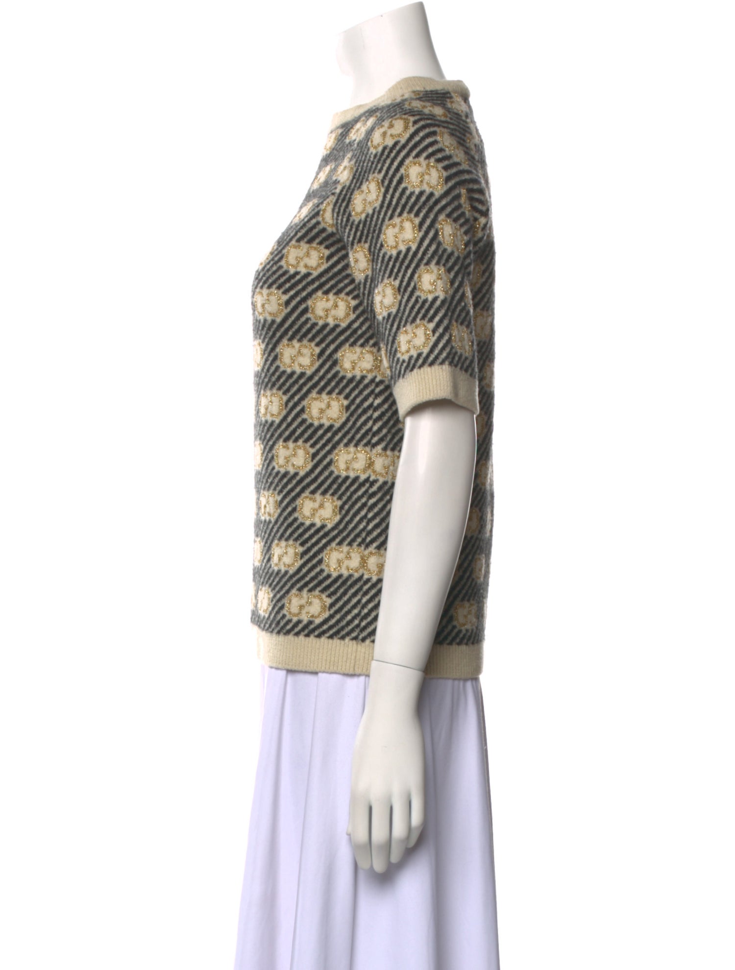 Gucci Wool Printed Sweater w/ Tags