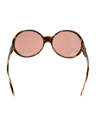 Gucci Interlocking G Logo Round Sunglasses