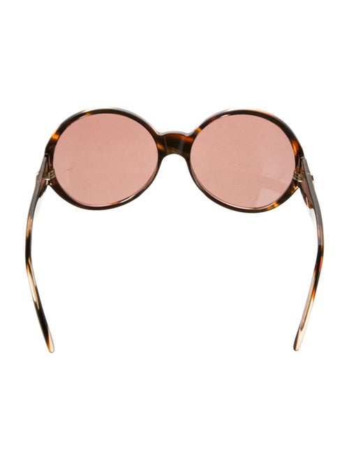 Gucci Interlocking G Logo Round Sunglasses