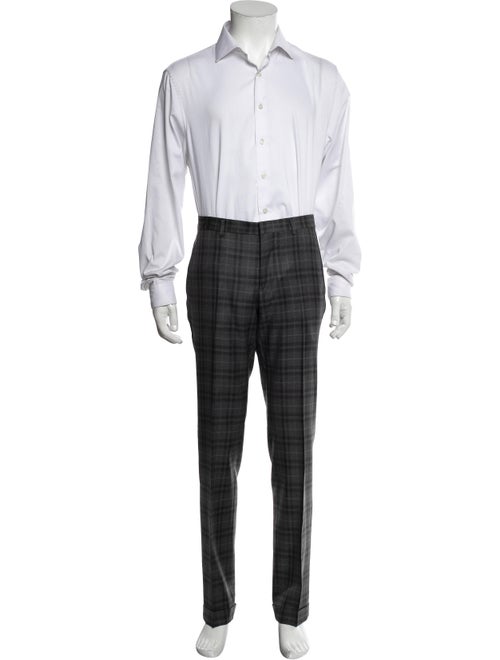 Gucci Wool Plaid Print Two-Piece Blazer