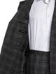 Gucci Wool Plaid Print Two-Piece Blazer