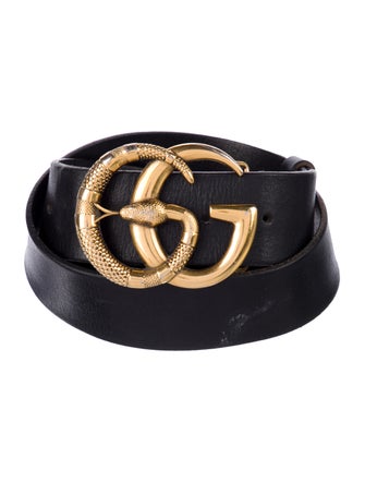 Gucci Double G Logo Leather Belt Kit