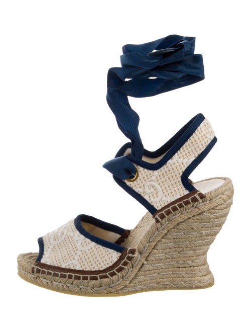 Gucci GG Logo Canvas Espadrilles