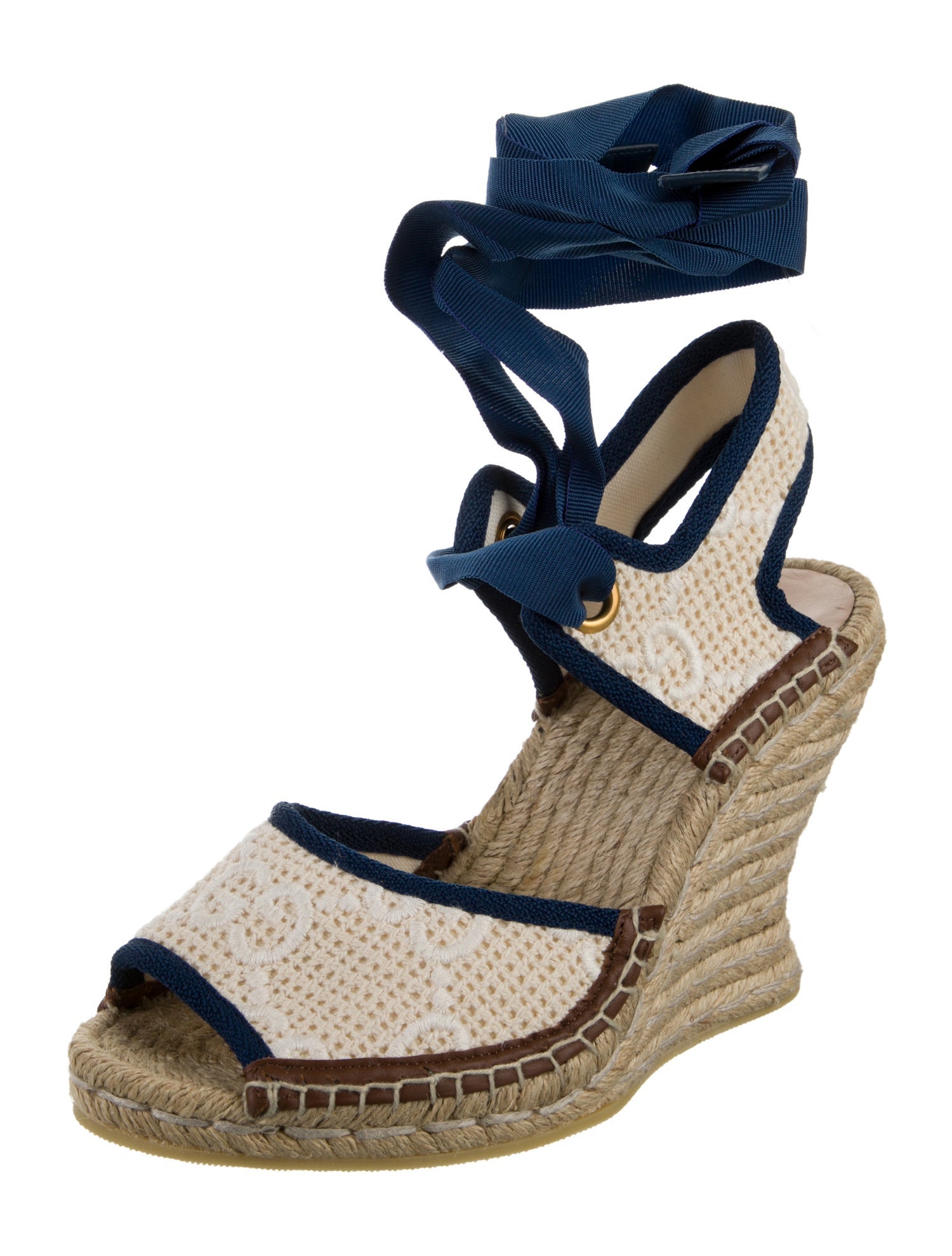 Gucci GG Logo Canvas Espadrilles