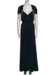 Gucci V-Neck Long Dress