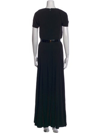 Gucci V-Neck Long Dress
