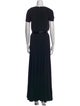 Gucci V-Neck Long Dress