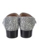 Gucci Web Accent Glitter Loafers