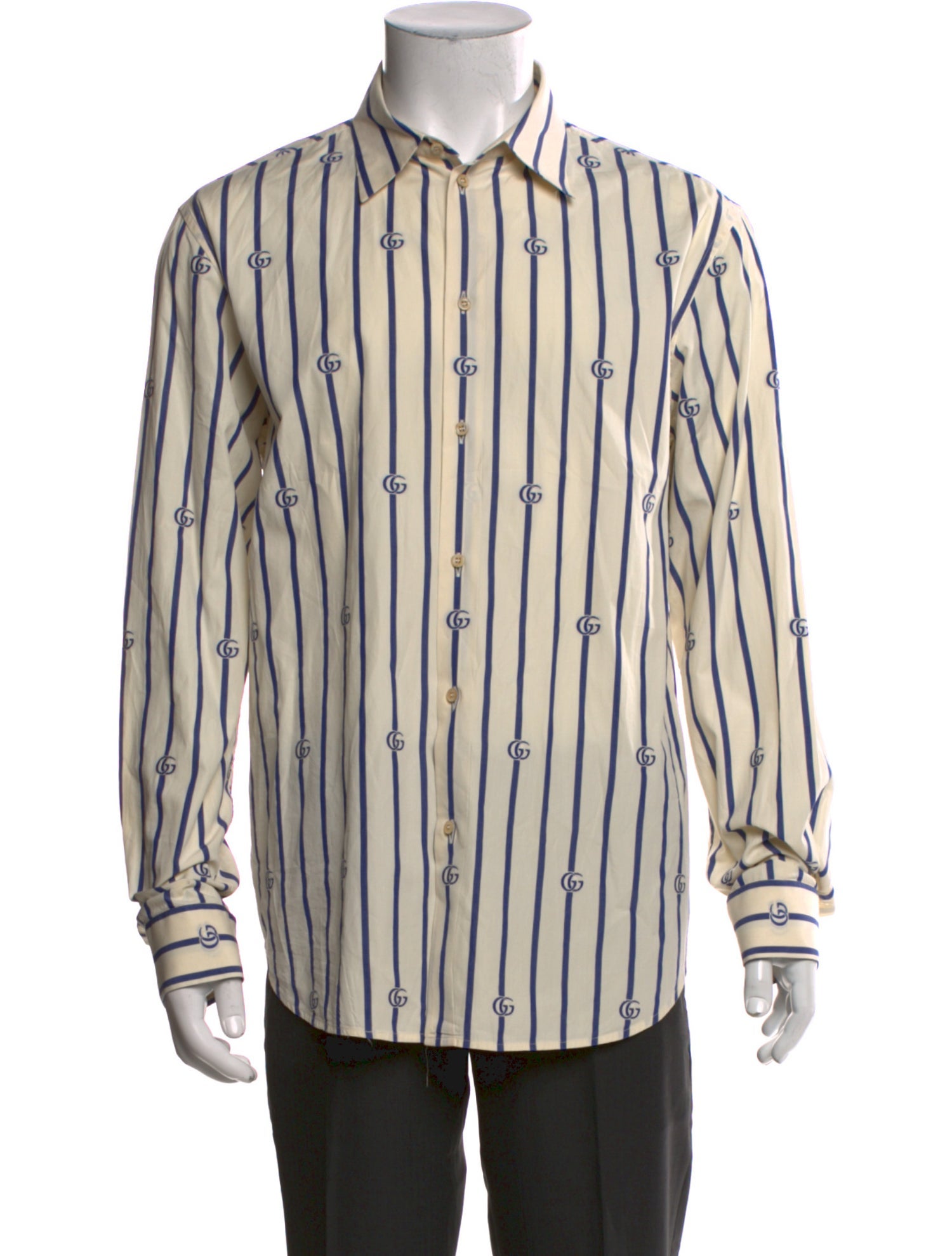 Gucci Striped Long Sleeve Shirt