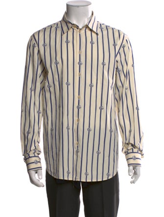 Gucci Striped Long Sleeve Shirt