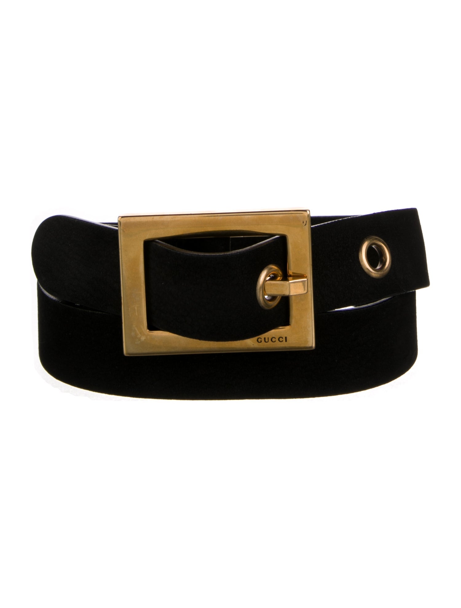 Gucci Skinny Suede Belt