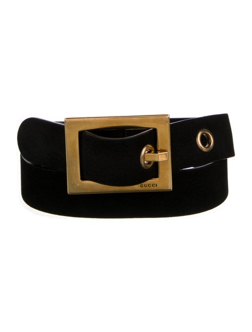 Gucci Skinny Suede Belt