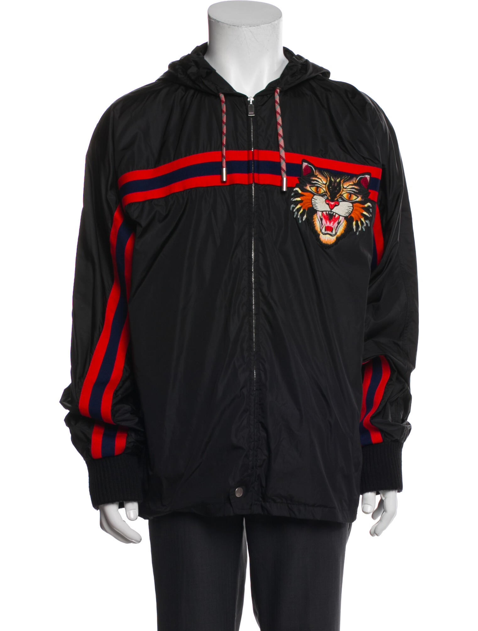 Gucci Sylvie Web Accent Windbreaker