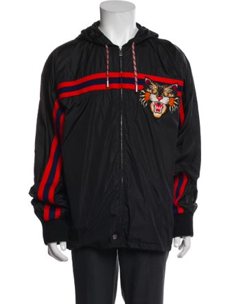 Gucci Sylvie Web Accent Windbreaker
