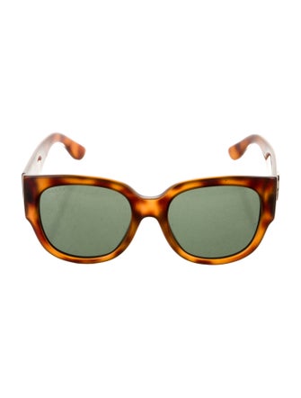 Gucci Interlocking G Logo Oversize Sunglasses