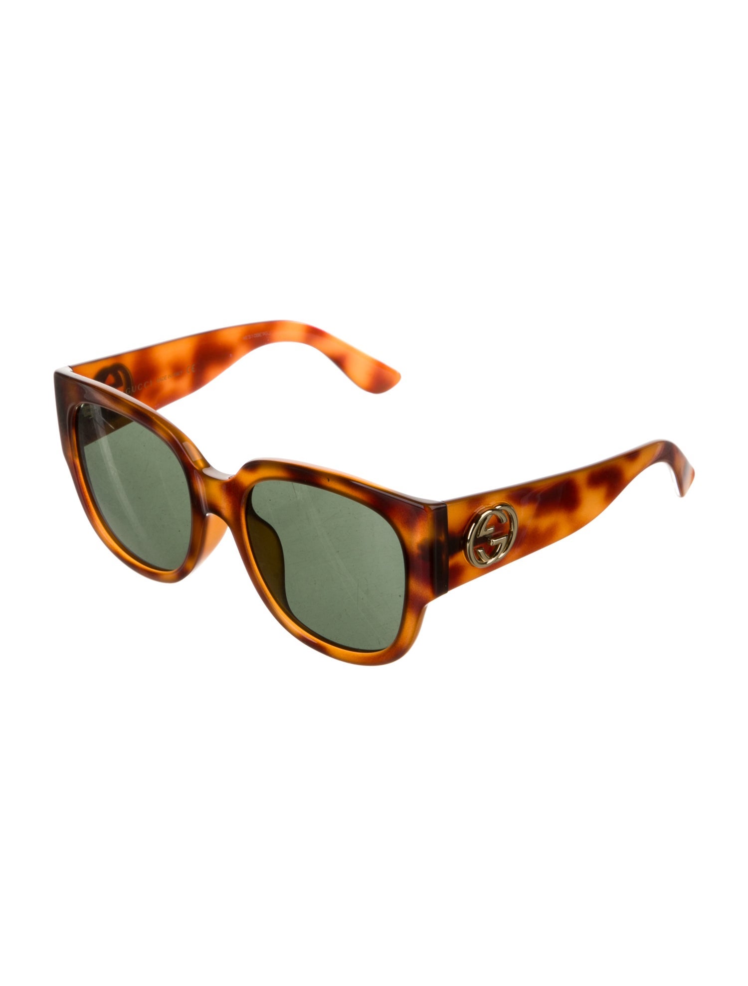 Gucci Interlocking G Logo Oversize Sunglasses