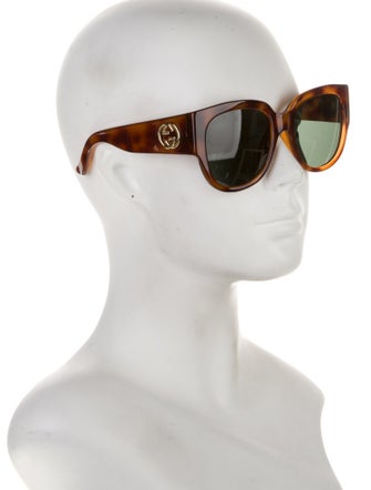 Gucci Interlocking G Logo Oversize Sunglasses