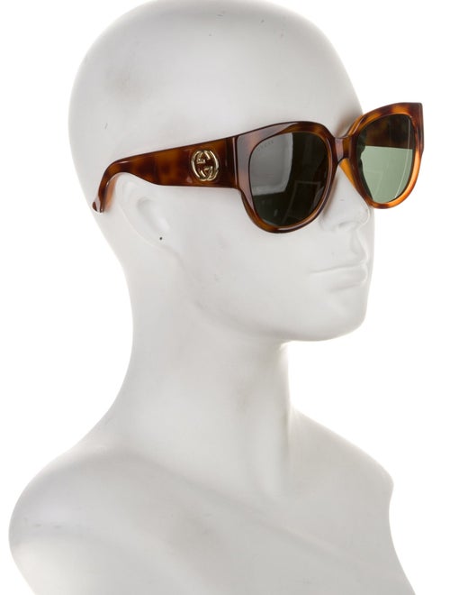 Gucci Interlocking G Logo Oversize Sunglasses