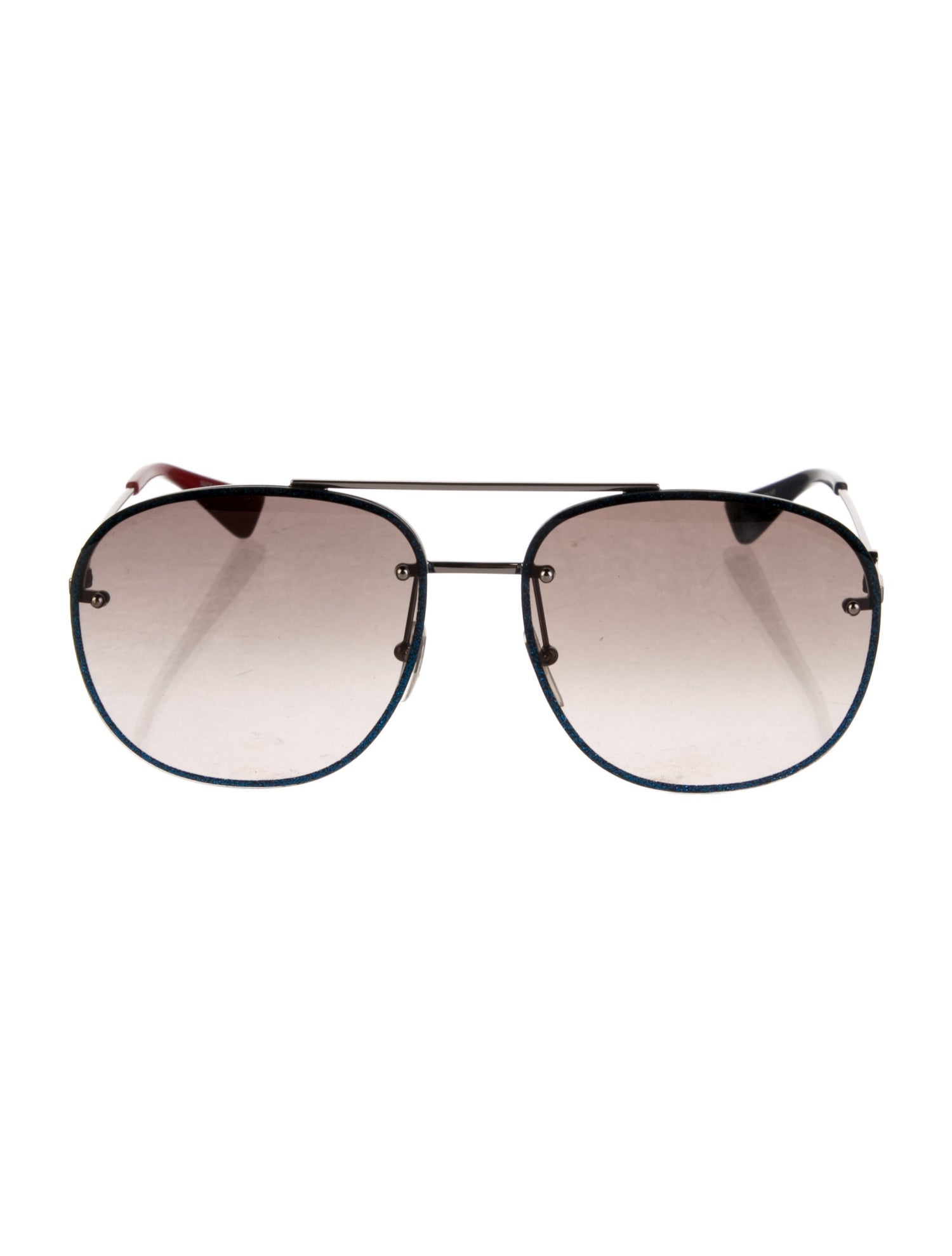 Gucci Interlocking G Logo Aviator Sunglasses