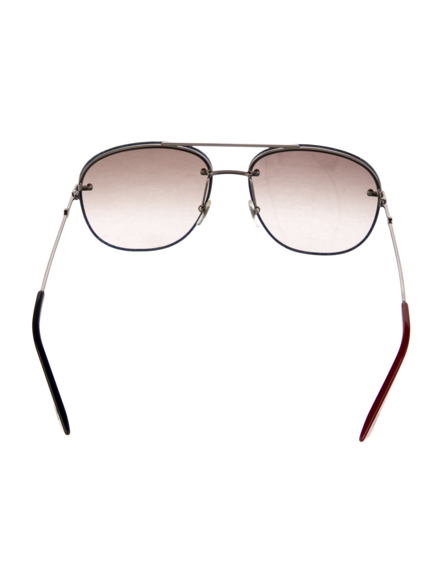 Gucci Interlocking G Logo Aviator Sunglasses