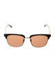 Gucci Web Accent Wayfarer Sunglasses