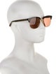 Gucci Web Accent Wayfarer Sunglasses