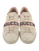 Gucci Web Accent Leather Sneakers