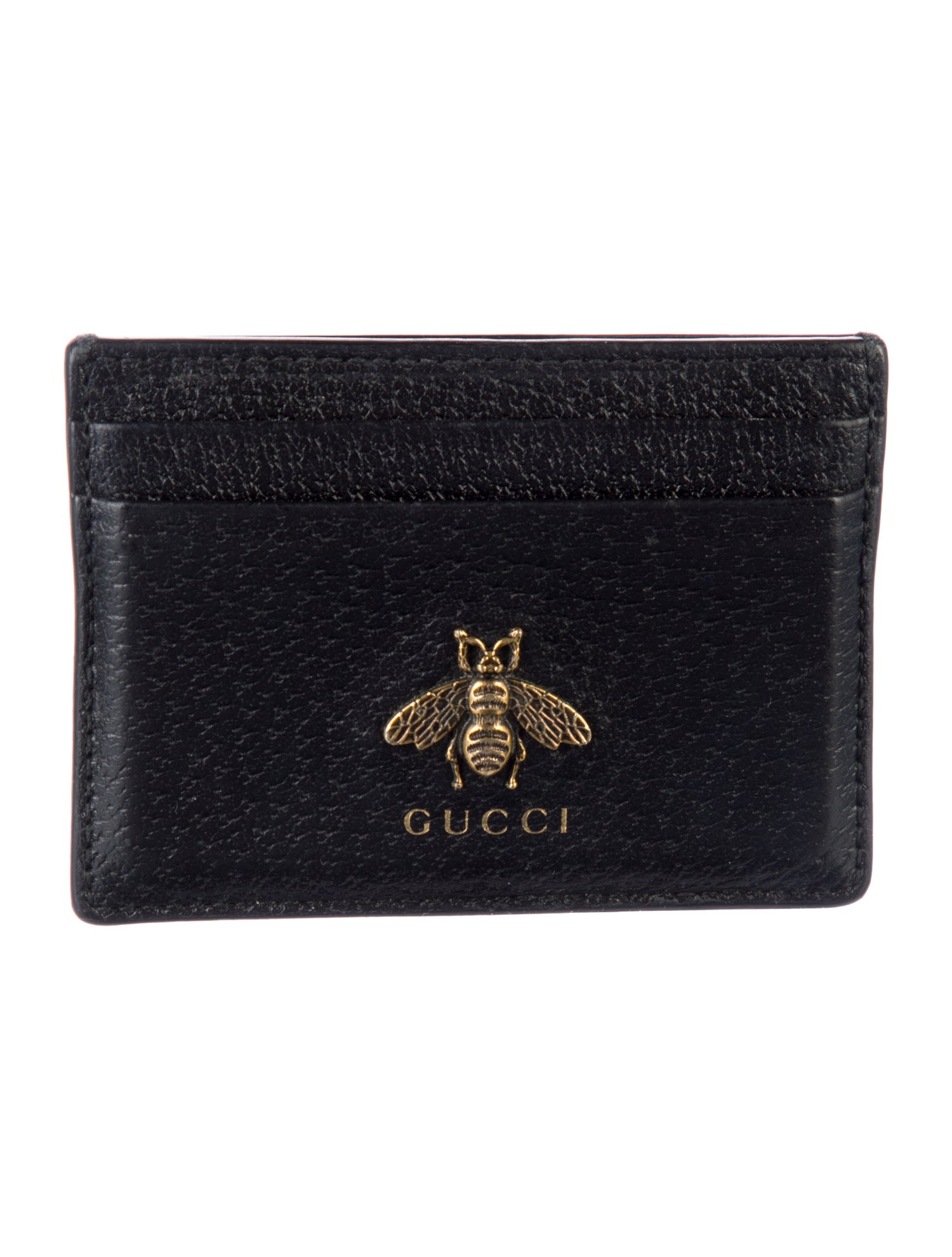 Gucci Animalier Bee Bee Accent Card Holder