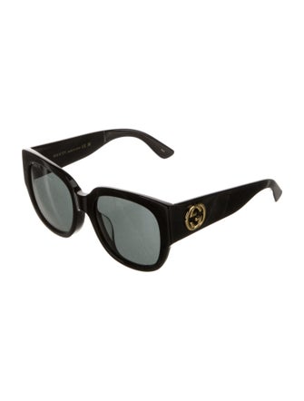 Gucci Interlocking G Logo Oversize Sunglasses