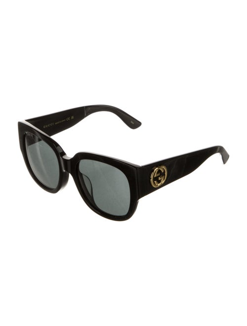 Gucci Interlocking G Logo Oversize Sunglasses