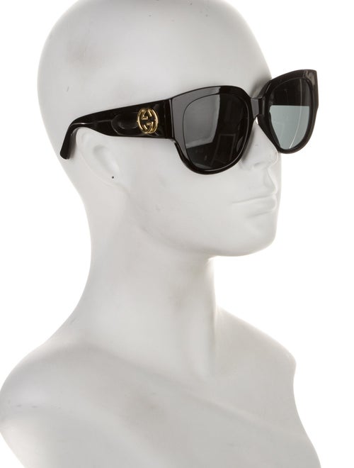Gucci Interlocking G Logo Oversize Sunglasses