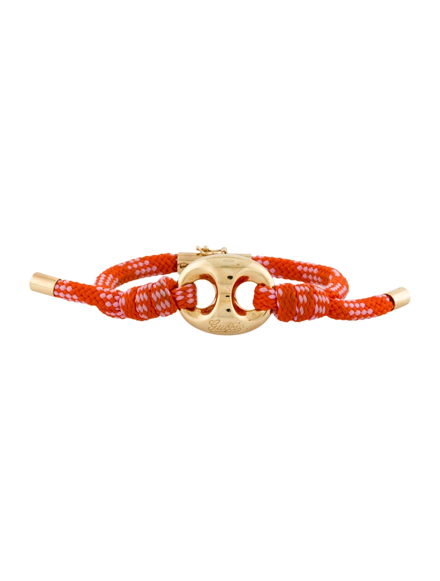 Gucci Marina Chain Fabric Wrap Bracelet