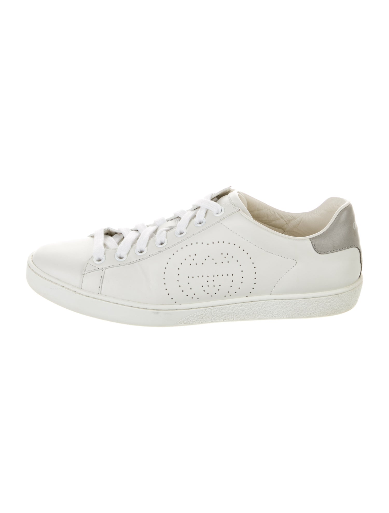 Gucci Interlocking G Logo Leather Sneakers