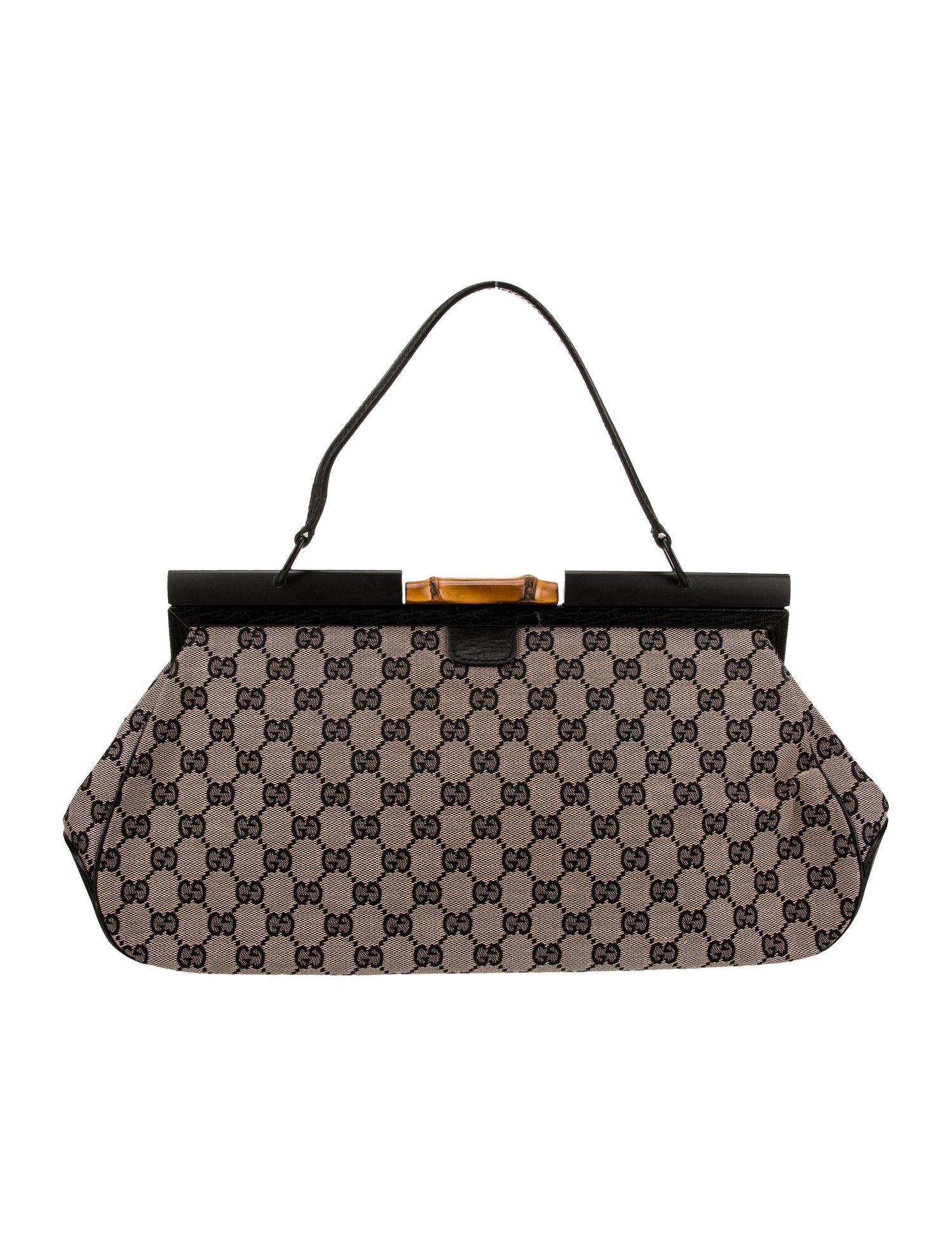 Gucci GG Canvas Top Handle Bag Vintage