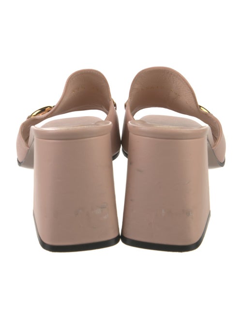 Gucci Horsebit Accent Leather Mules