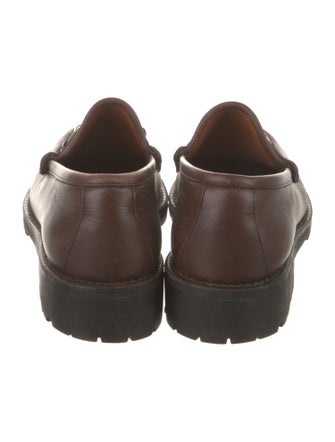 Gucci Horsebit Accent Leather Loafers