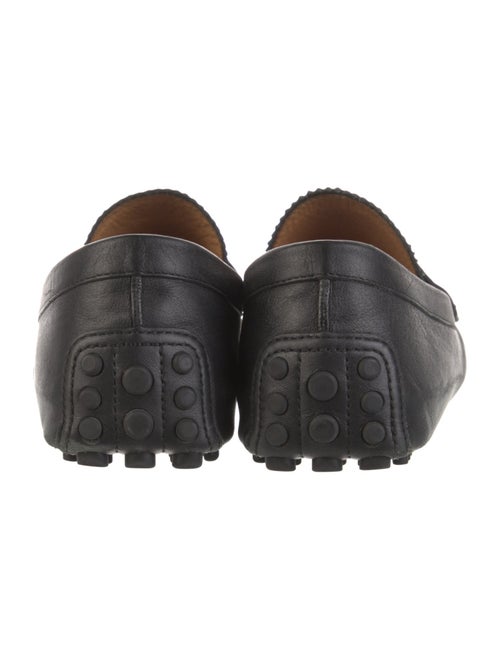 Gucci Diamante Print Leather Moccasins